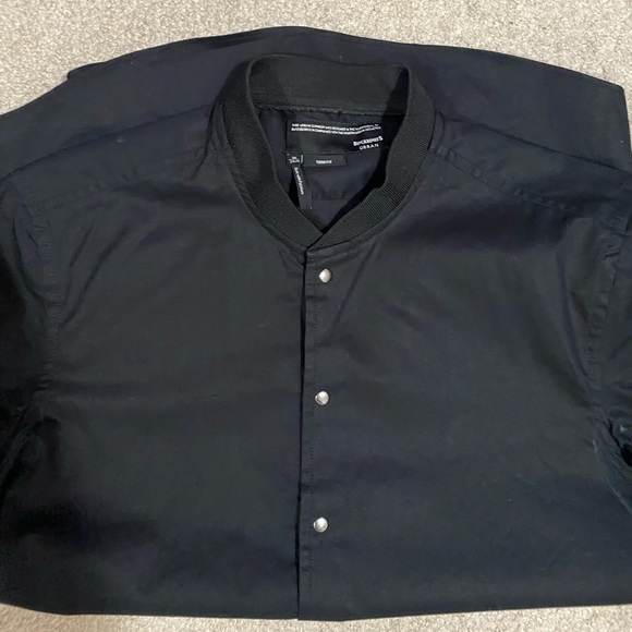 Jacket style shirt (Black) - Picture 1 of 3